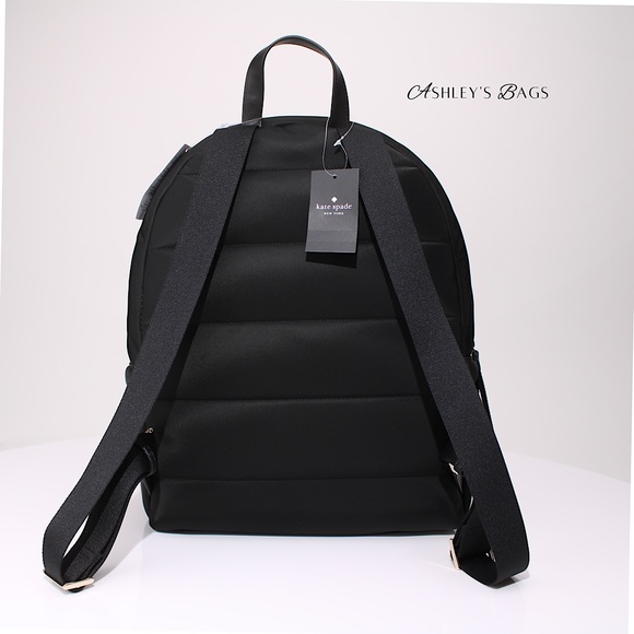 Kate Spade Ella Large Puffy Backpack In Black - Picture 5 of 11